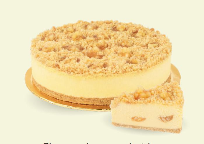 Apple Crumble Cheese Cake