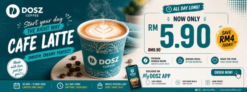 Drinks from RM5.90