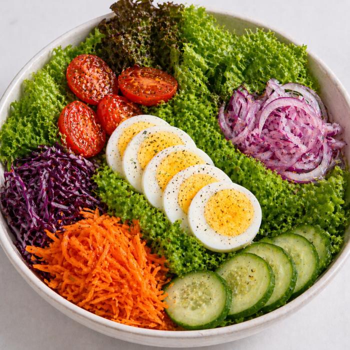 Hardboil Egg Salad Bowl.