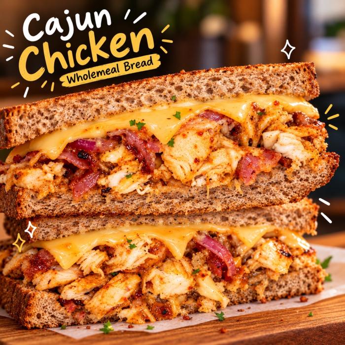Cajun Chicken Wholemeal Bread