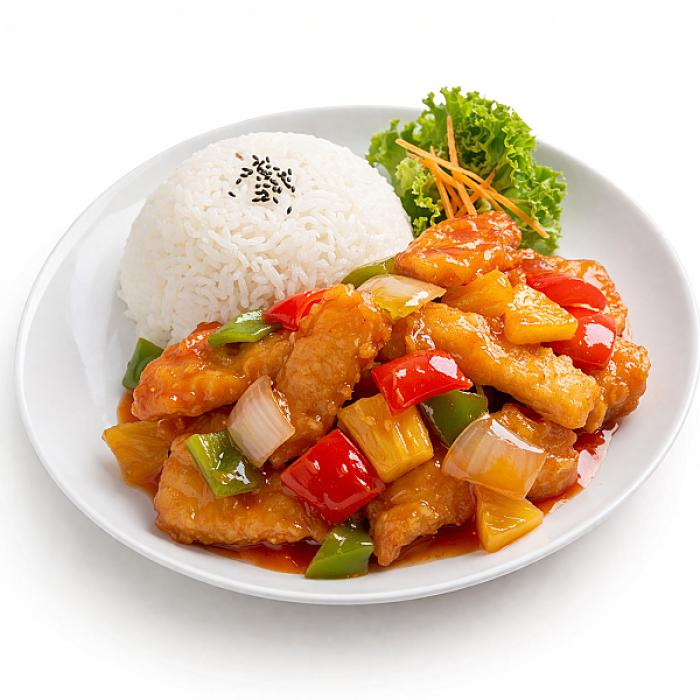 LUNCH DEALS - Nasi Ikan Dory Sweet Sour