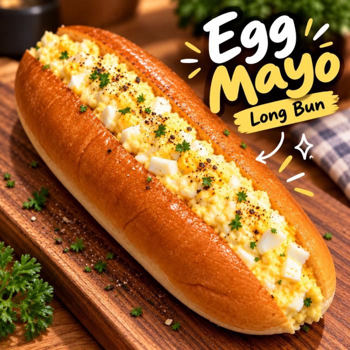 Egg Mayo Long Bun