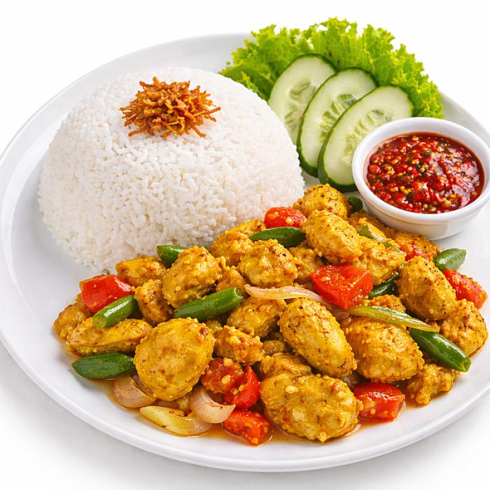 LUNCH DEALS - Nasi Ayam Goreng Kunyit